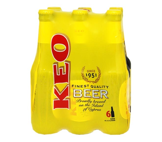 KEO beer bottle 6x330ml
