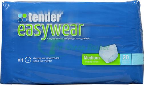 TENDER adult diaper easywear medium (18pcs)