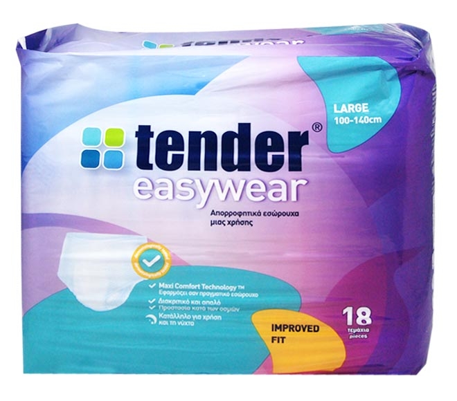 TENDER adult diaper easywear large (18pcs)