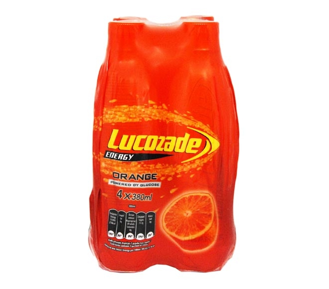 LUCOZADE energy orange 4x380ml