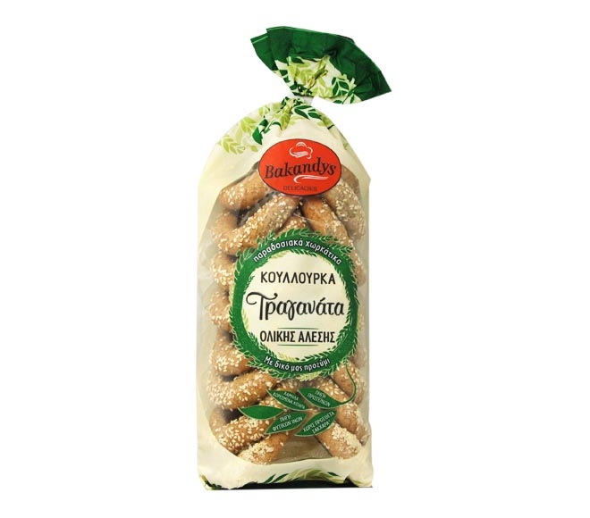 BAKANDYS traditional wholewheat crisp rolls (with sesame seeds) 300g