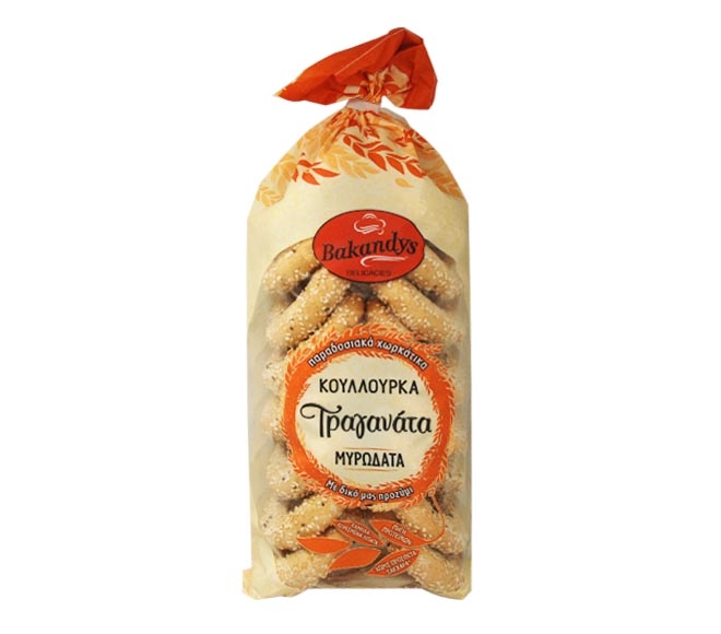 BAKANDYS traditional wheat crisp rolls (with sesame seeds and spices) 300g