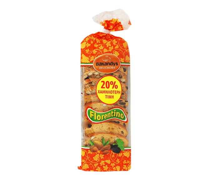 BAKANDYS florentino 240g (20% OFF) – Almonds & Sultanas