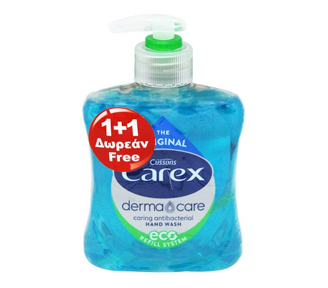 CAREX antibacterial hand wash 250ml – original (1+1 FREE)