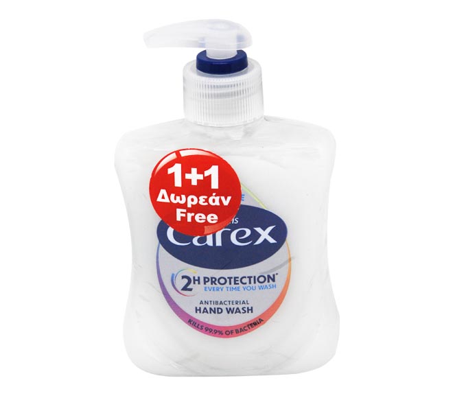 CAREX antibacterial hand wash 250ml – moisture (1+1 FREE)