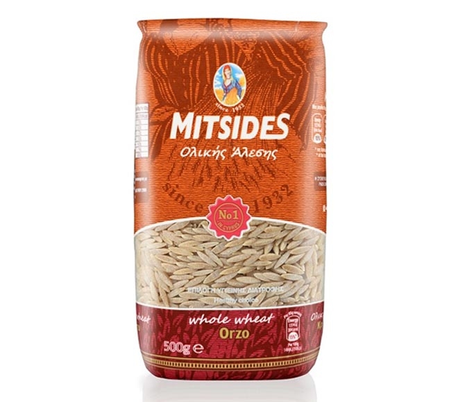 MITSIDES whole wheat orzo 500g