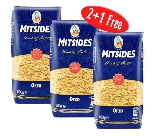 MITSIDES orzo 500g (2+1 FREE)