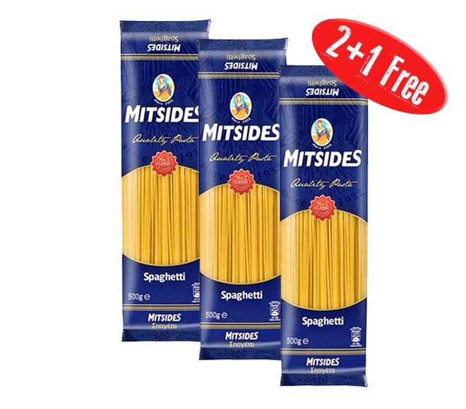 MITSIDES spaghetti 500g (2+1 FREE)