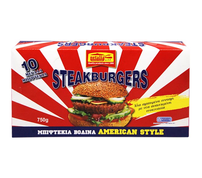 NETALIA steak burgers 10pcs 750g