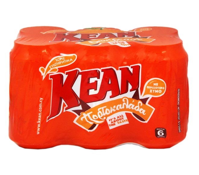 can KEAN orangeade 6x330ml