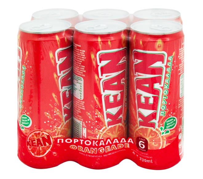 can KEAN orangeade 6x330ml