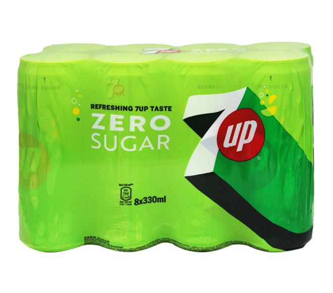can 7UP Zero Sugar 8x330ml