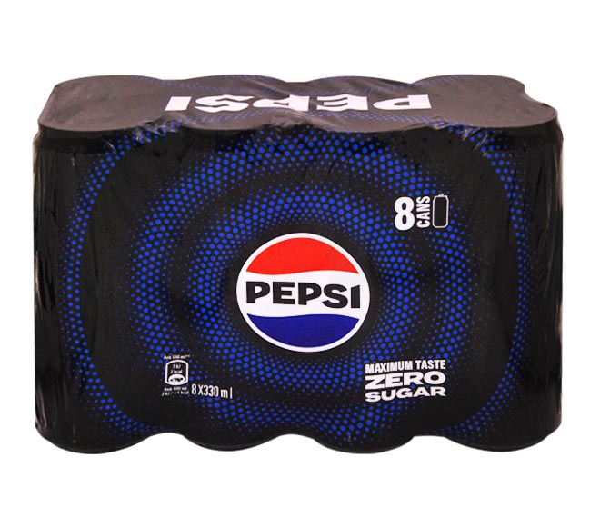 can PEPSI zero sugar 8x330ml