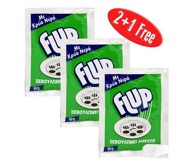 FLUP drain opener with cold water 60g (2+1 FREE)