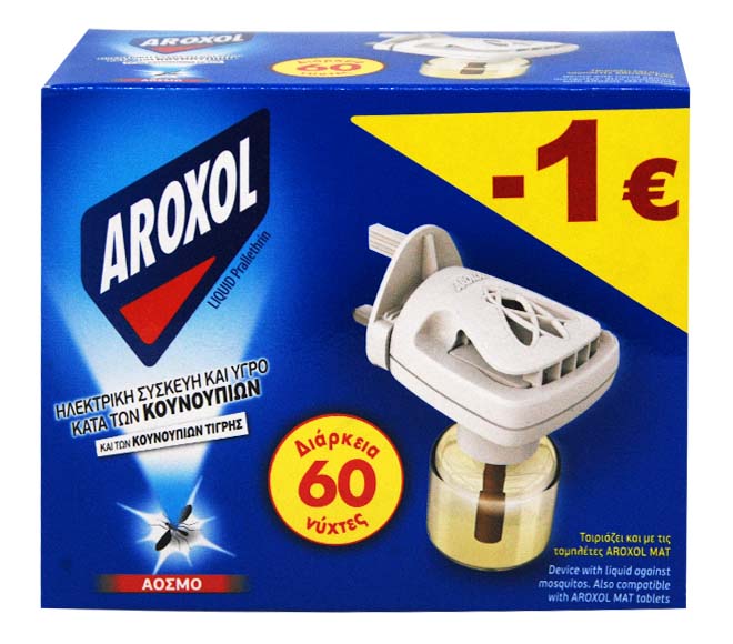 diffuser AROXOL liquid with device against mosquitoes (€1 OFF)