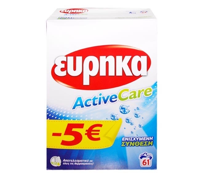 EUREKA powder 61 washes 4kg – Active Care (€5 LESS)
