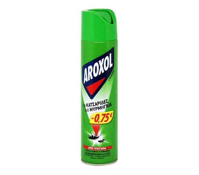 Insecticide AROXOL spray for cockroaches & ants 400ml (€0.75 LESS)
