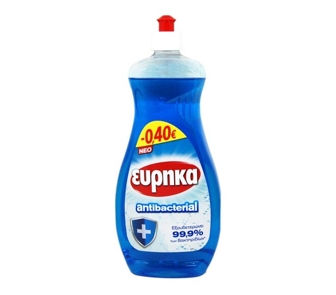 EUREKA dishwash liquid 750ml – Antibacterial (€0.40 LESS)