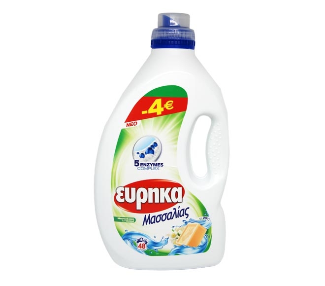 EUREKA liquid Massalias 48 washes 2.4L – Mastic Oil & Jasmine (€4 LESS)