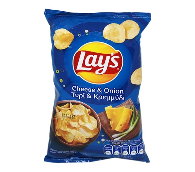 LAYS cheese & onion 45g