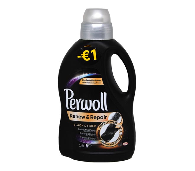 PERWOLL Renew & Repair liquid 1.5L – Black & Fiber (€1 LESS)