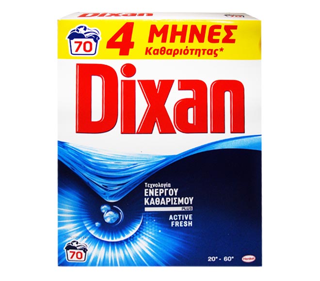 DIXAN powder Plus 70 washes 3.85kg – Active Fresh