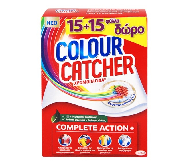 K2r colour catcher Complete Action 15 + 15 sheets FREE – Cheap Basket