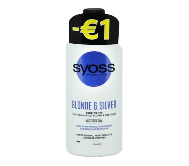 SYOSS professional conditioner 440ml – Blonde & Silver (€1 LESS)