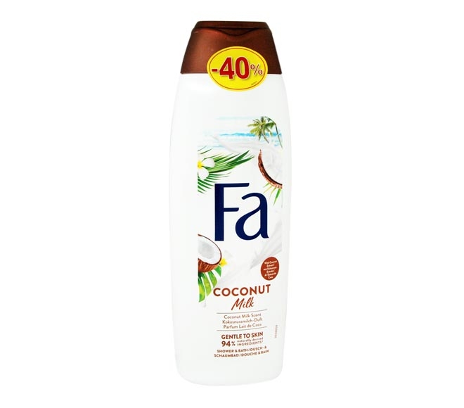 FA shower & bath 750ml – Coconut Milk (40% OFF)
