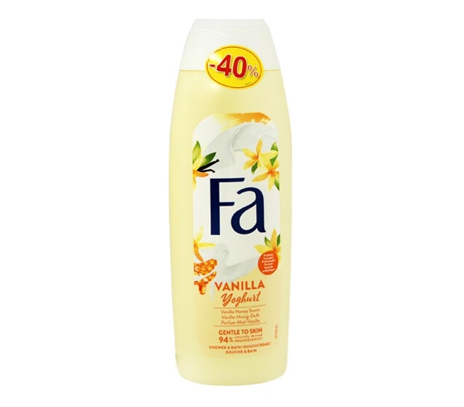 FA shower & bath 750ml – Vanilla Honey Yogurt (40% OFF)