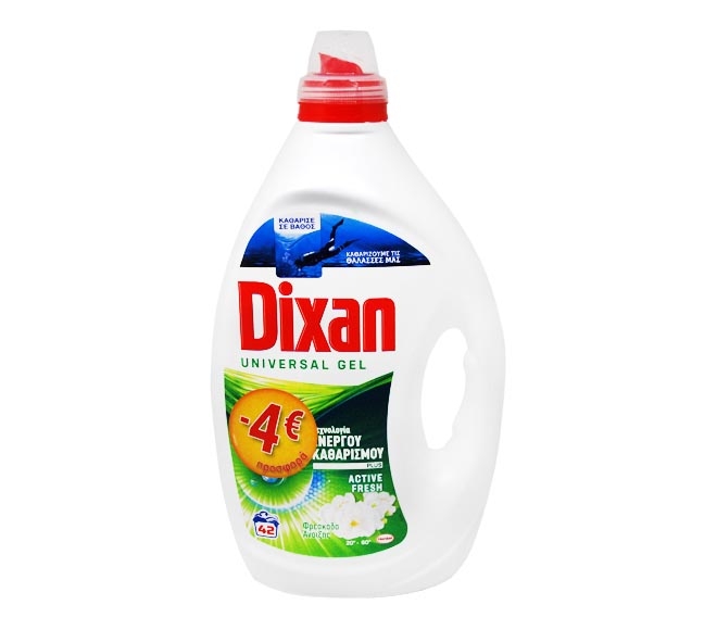 DIXAN Plus universal gel 42 washes 2.1L – Active Fresh (€4 LESS)