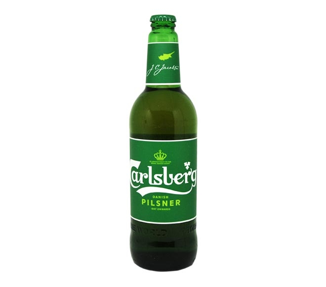 CARLSBERG Pilsner beer bottle 630ml