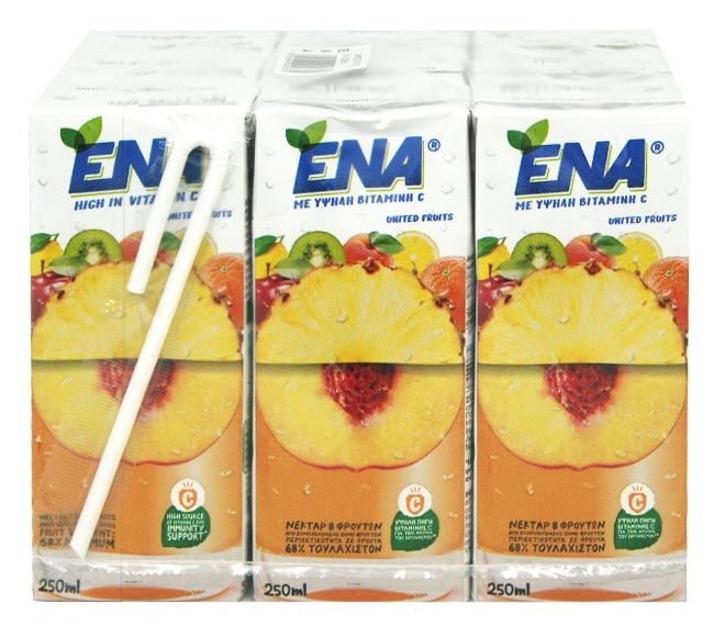 ENA United Fruit nectar 8 FRUITS 9x250ml