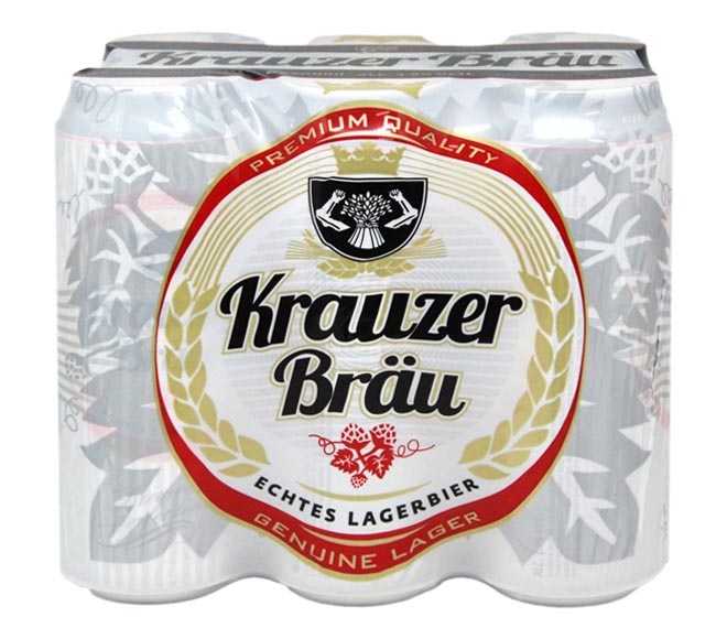 KRAUZER BRAU Beer 6x500ml