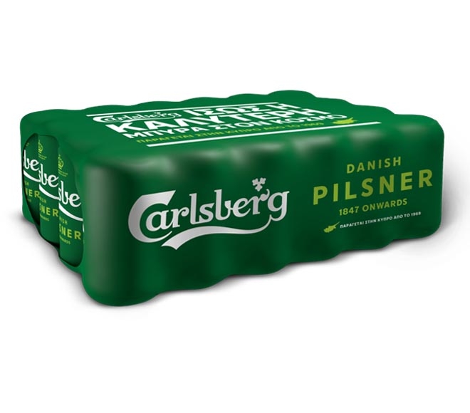 CARLSBERG Pilsner beer 24x330ml