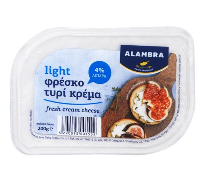 cream cheese ALAMBRA light 4% fat 200g
