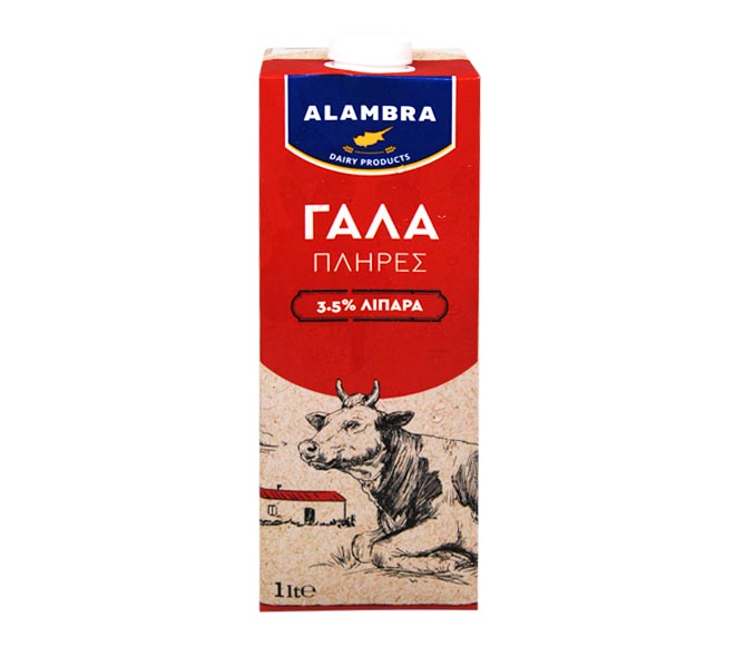 ALAMBRA milk full fat 3.5% 1L