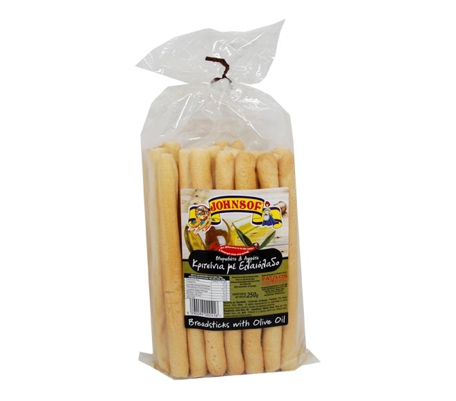 breadsticks JOHNSOF 250g – with olive oil