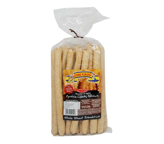 breadsticks JOHNSOF 250g – whole wheat