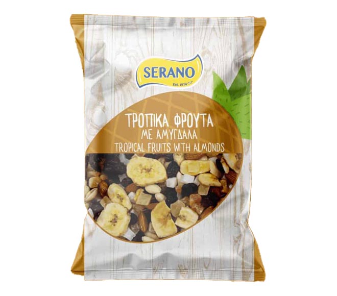 SERANO tropical fruits with almonds 150g + 100g