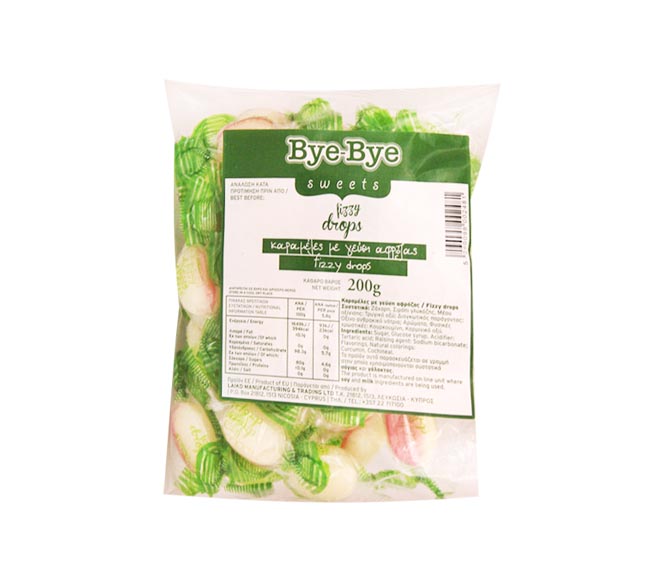sweets BYE-BYE fizzy drops 200g