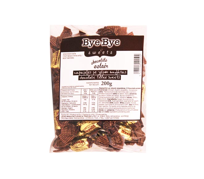 sweets BYE-BYE chocolate eclair 200g