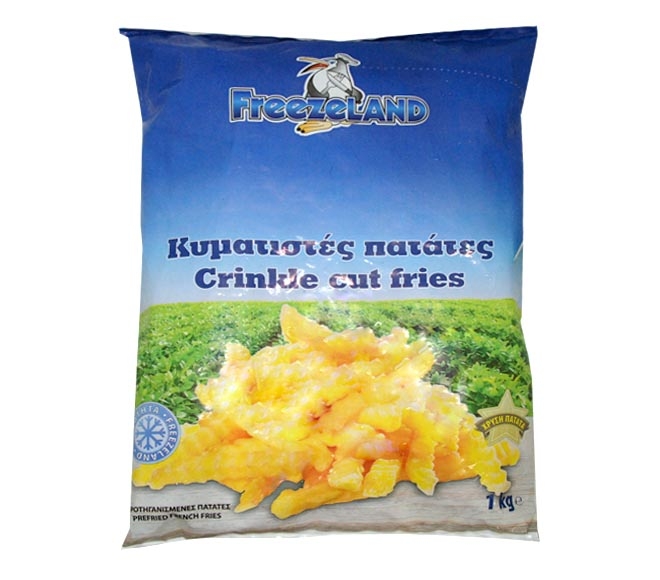 FREEZELAND prefried crinkle french fries 1kg