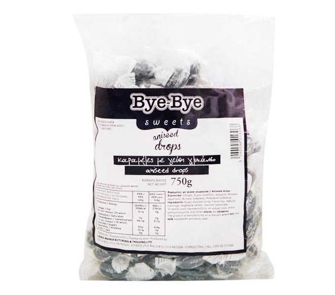 sweets BYE-BYE aniseed drops 750g