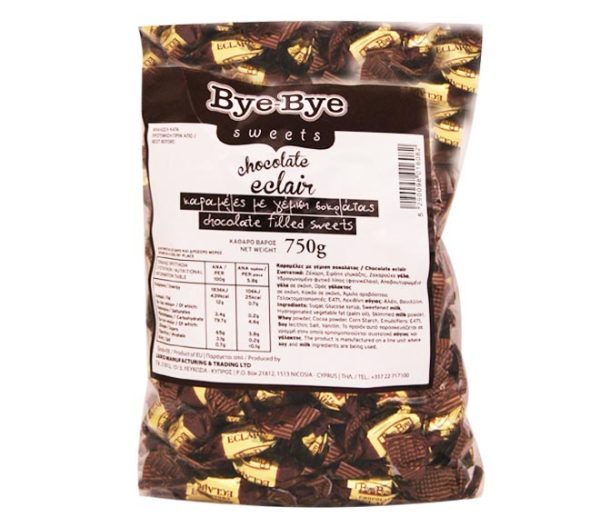 sweets BYE-BYE chocolate eclair 750g