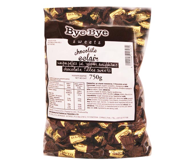 sweets BYE-BYE chocolate eclair 750g