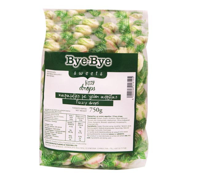 sweets BYE-BYE fizzy drops 750g