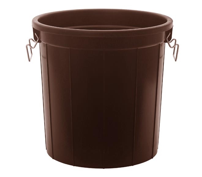 LORDOS brown garbage bin for PAPER 56L