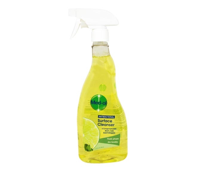MED-OL Surface Cleanser Antibacterial spray 750ml – Lime & Mint