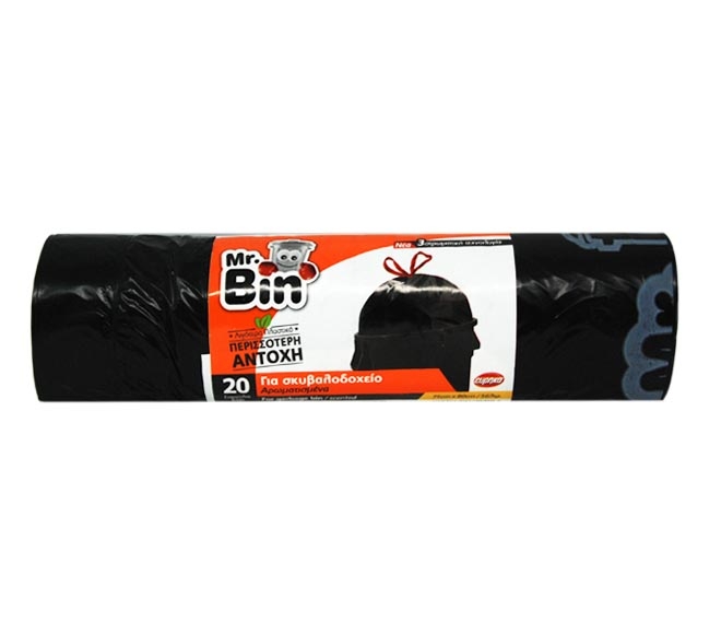 Mr. Bin garbage bags black 75cm x 80cm x 20pcs